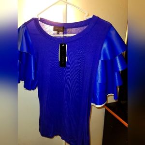 Gracia Blouse Navy Blue Medium